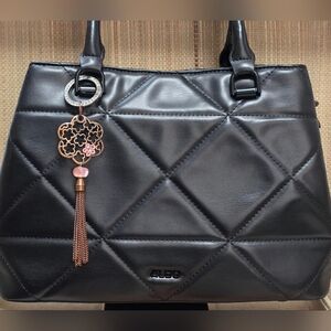 Filigree Copper Flower Bag/Purse Charm